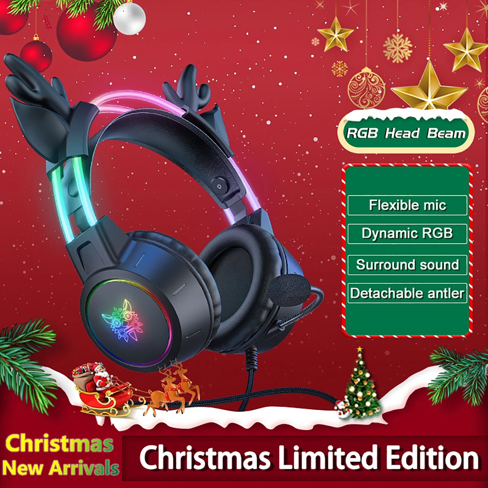 Gaming Headset Rgb - ONIKUMA Casque De Jeu pour 2024
