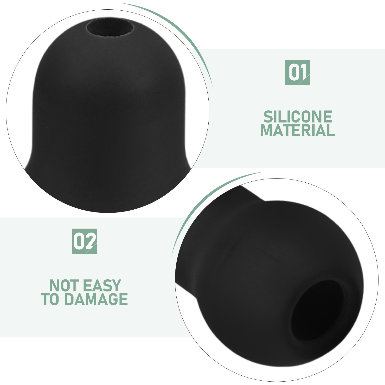 Embouts d'oreille en silicone  - Silicone Ear Tip Replacement avis et prix
