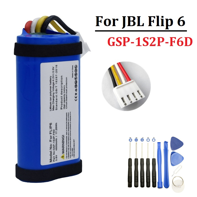 Batterie 4800mAh pour haut-par - Jbl Speaker Flip 6 avis et prix